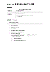 2024比亚迪海豹诊断 B2CF100 摄像头系统状态无效故障-3R1V