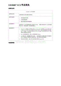 2024海狮07EV诊断 U01B087 VCU节点丢失