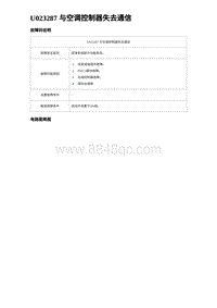 2024海狮07EV诊断 U023287 与空调控制器失去通信