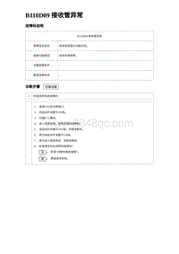 2024海狮07EV诊断 B110D09 接收管异常