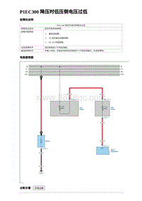 2024比亚迪海豚诊断 P1EC300 降压时低压侧电压过低