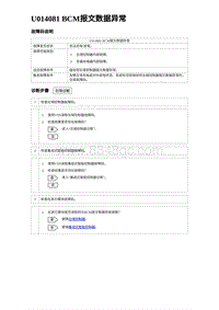 2024比亚迪海豚诊断 U014081 BCM报文数据异常