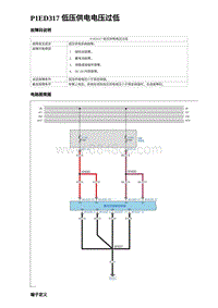 2024比亚迪海豚诊断 P1ED317 低压供电电压过低