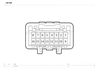 2023比亚迪汉DM-i 连接器 端子定义（右前门线束）