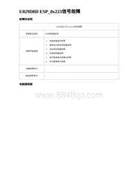 比亚迪汉DM-i诊断 U029D8D ESP_0x223信号故障