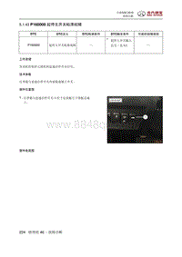 全新绅宝D50 P160000 起停主开关粘滞故障