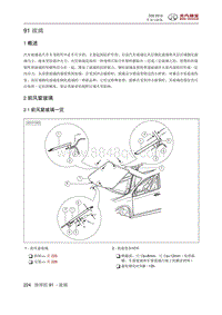 2015北汽绅宝D20 玻璃