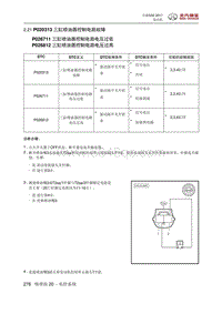 全新绅宝D50 P020313 三缸喷油器控制电路故障