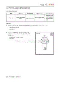 2016绅宝X55 P034100 凸轮轴位置传感器电路故障