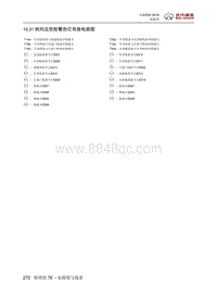 全新绅宝D50 转向及危险警告灯系统电路图