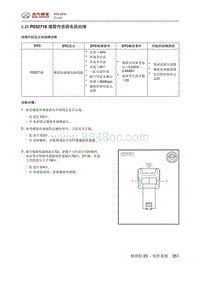 2016绅宝X55 P032716 爆震传感器电路故障