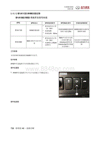 全新绅宝D50 B1A1133 AVM按键故障