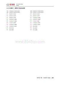 2018绅宝性能版 10.19 位置灯 牌照灯系统电路图