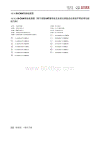 2018绅宝X25 10.16.1B-CAN系统电路图（用于装配4AT豪华版且安装无钥匙启动系统不带启停功能的汽车）