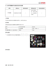 绅宝智道诊断 P170200 传动链状态信号故障