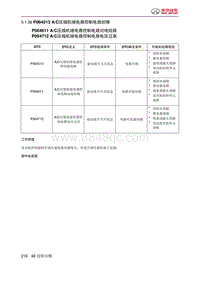 绅宝智道诊断 P064513 AC压缩机继电器控制电路故障