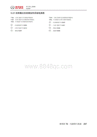 2018绅宝智行 10.37 后除霜及后视镜加热系统电路图