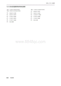 2019绅宝智行 10.19 自动变速箱控制系统电路图