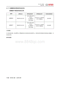 绅宝智行 U300316 ECU供电电压低