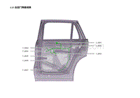 2023蔚来ES8电路图 L37.右后门饰板线束L37.右后门饰板线束