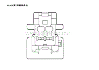 2023蔚来ES8电路图 RLS026 第二排插锁总成-左 RLS026