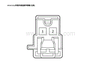 2023蔚来ES8电路图 HVAC631 吹面风道温度传感器-左前 HVAC631