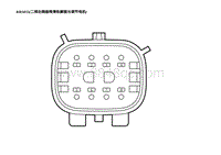 2023蔚来ES8电路图 RRS033 二排右侧座椅滑轨解锁与调节电机 RRS033