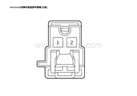 2023蔚来ES8电路图 HVAC632 吹脚风道温度传感器-左前 HVAC632