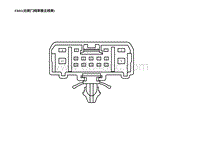 2023蔚来ES8电路图 FR01 右前门线束接主线束 FR01