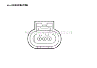 2023蔚来ES8电路图 RB11 右后保泊车雷达传感器 RB11