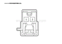 2023蔚来ES8电路图 HVAC637 吹面风道温度传感器-左后 HVAC637