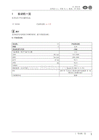 2010一汽大众CC维修手册-1 发动机一览