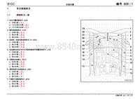 2011一汽大众CC电路图-安装位置 车内控制单元