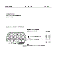 2002一汽大众宝来电路图-20-行李箱盖开启装置