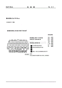 2002一汽大众宝来电路图-03-基本装备