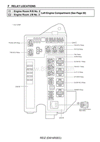丰田锐志电路图-继电器位置ERBNO.2