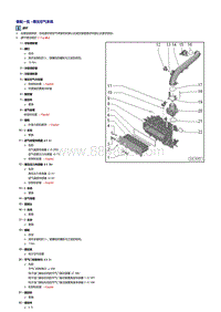 2019速腾NF维修手册-发动机CSS CST DJN-21 废气涡轮增压器