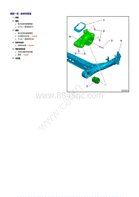 2020高尔夫纯电维修手册-后桥承重梁