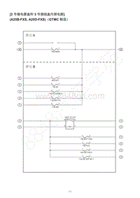 2021威兰达电路图-3 号继电器盒和 3 号接线盒内部电路 rlyRJB3-GTMC-Inn