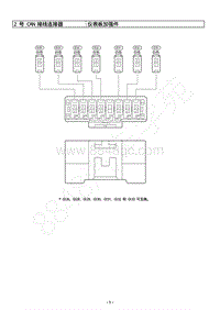 丰田RAV4荣放电路图-2号 CAN 接线连接器