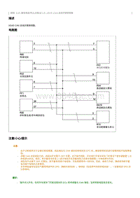 2012奔腾B70维修手册-ADAS CAN 总线对搭铁短路