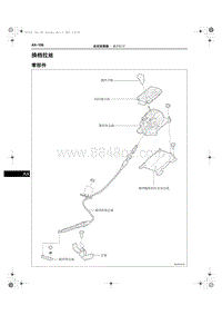 2014奔腾B70维修手册-换挡拉线