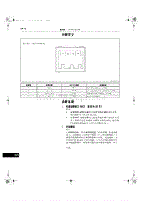 2014奔腾B70端子图-转向柱锁系统针脚定义