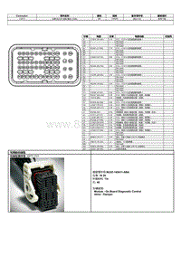 2024冒险家端子图-C3672 车辆 动力学 控制 模块 VDM 