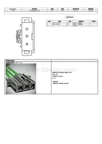 2024冒险家端子图-C2280C 车身 控制 模块 BCM 