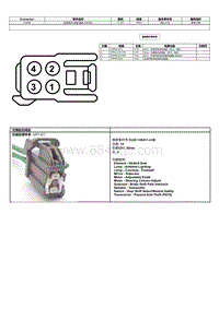 2024冒险家端子图-C225D 电动转向 控制 模块 PSCM 