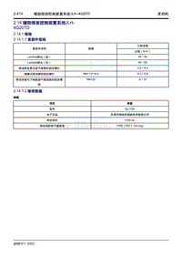 2022博越L维修手册-2.14 辅助排放控制装置系统JLH-4G20TD 