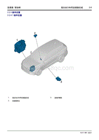 2022星越L维修手册-3.2.4 部件位置 