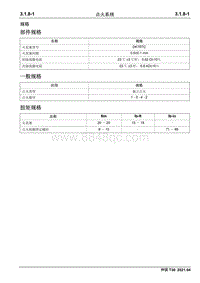 2021神骐T30维修手册-3.1.8 点火系统