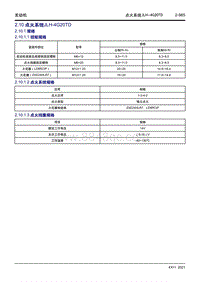 2023星越L维修手册-2.10 点火系统JLH-4G20TD 